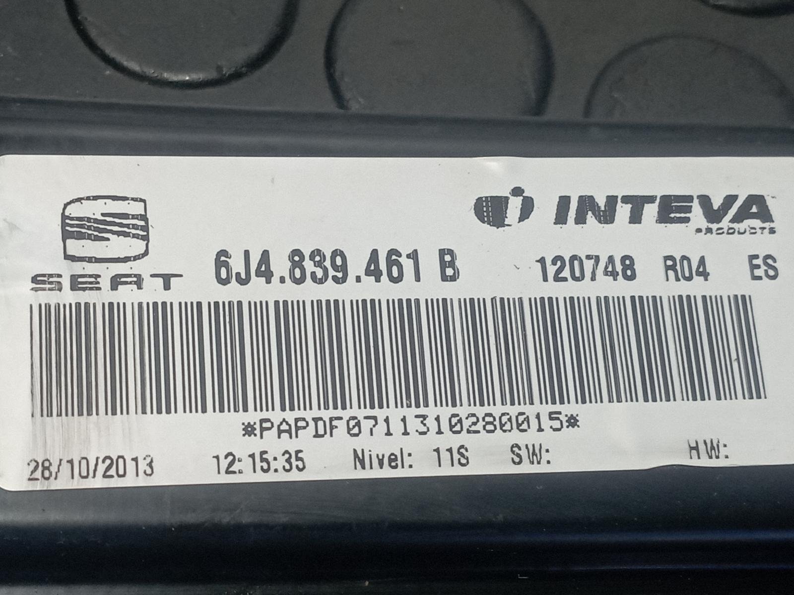 ELEVALUNAS TRASERO IZQUIERDO SEAT IBIZA (6J5) - recambio desguace - vista 2