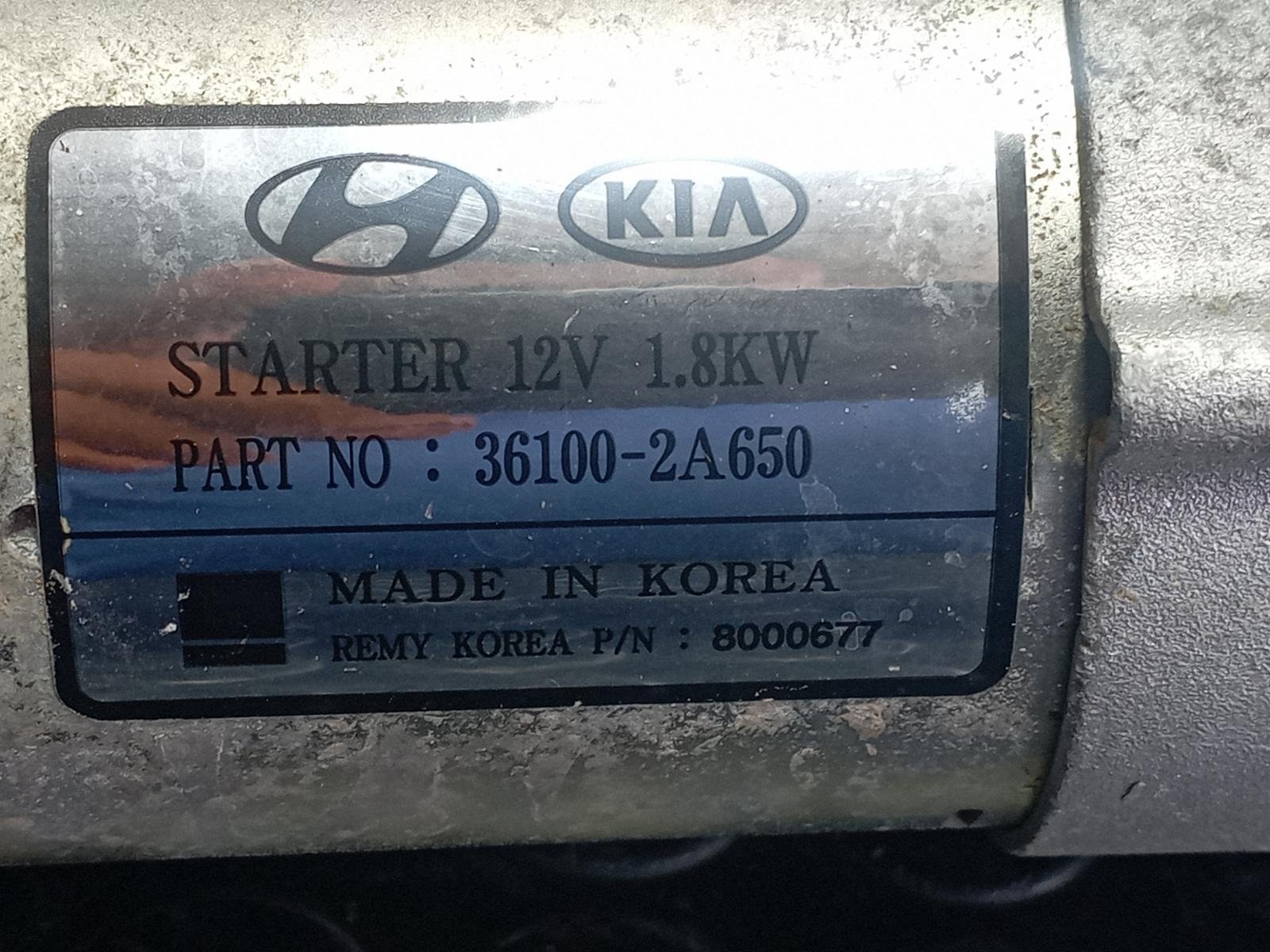 Recambio de MOTOR ARRANQUE para HYUNDAI IX20 D4FC referencia OEM IAM 361002A650 - BLANCO 3