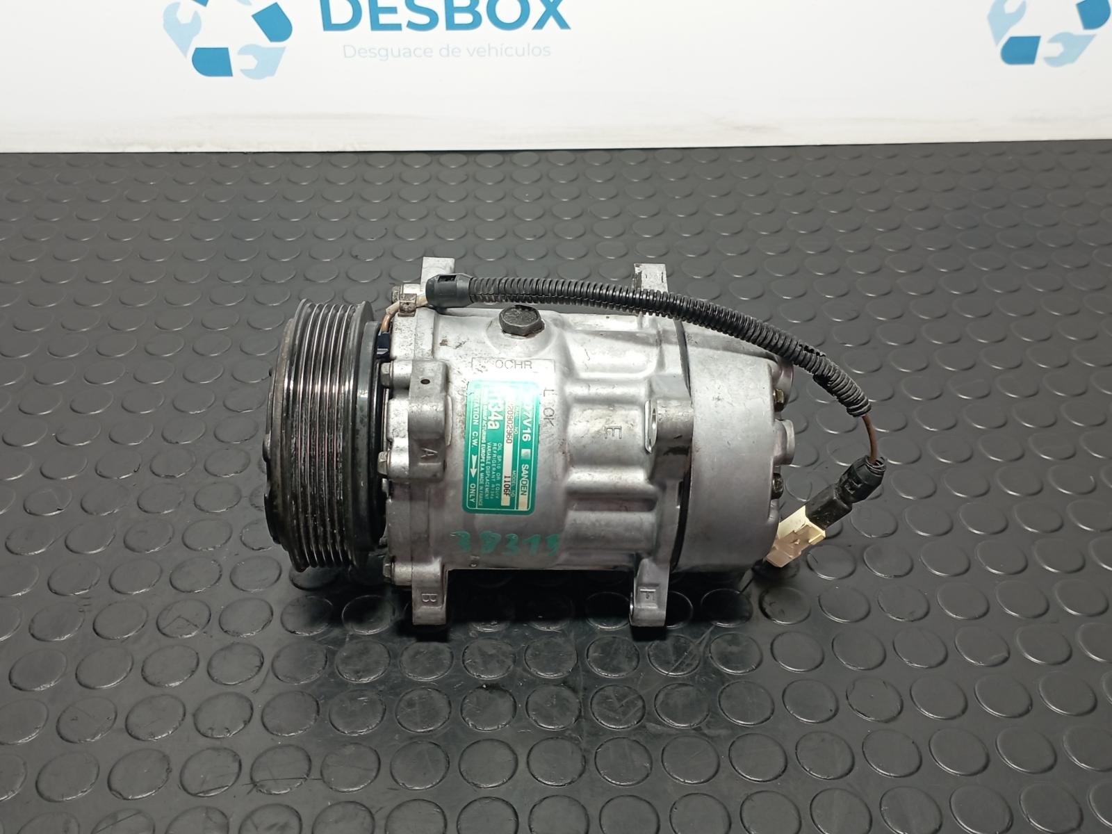 COMPRESOR AIRE ACONDICIONADO PEUGEOT 306 BERLINA 3/4/5 PUERTAS (S2) - recambio desguace - vista 2