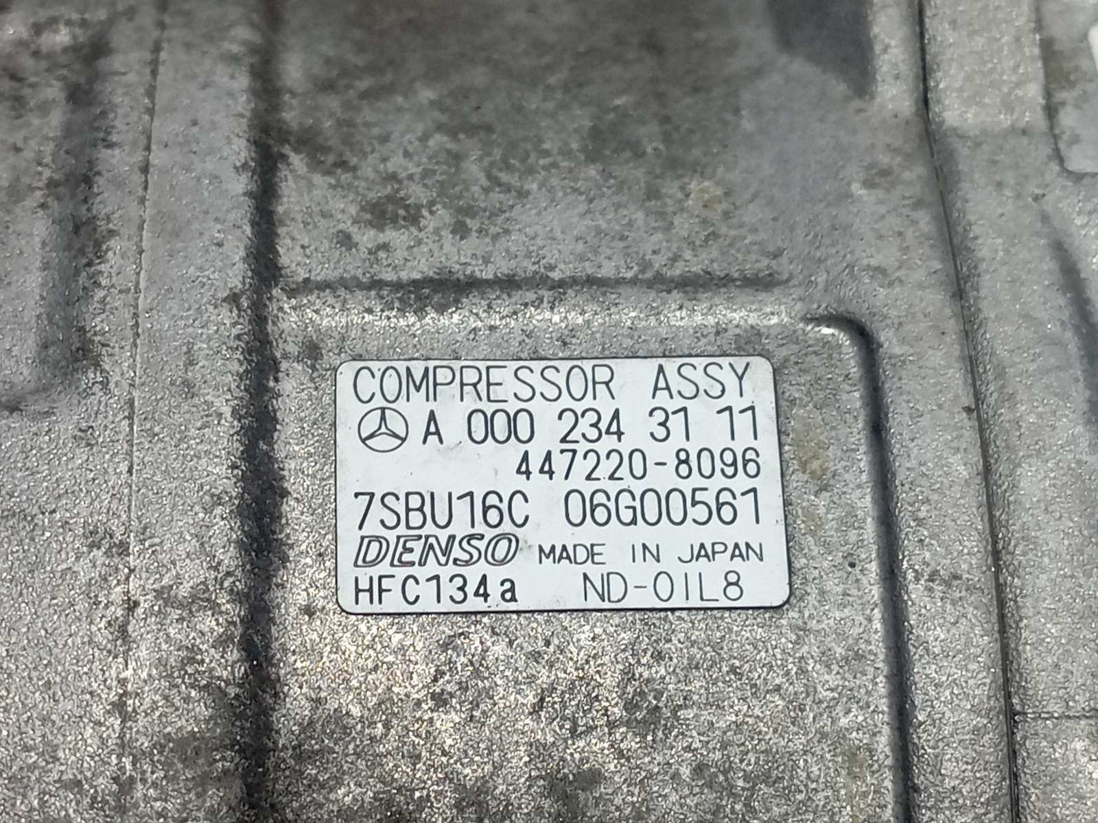 COMPRESOR AIRE ACONDICIONADO MERCEDES-BENZ SPRINTER 02.00 -> CAJA ABIERTA - recambio desguace - vista 5