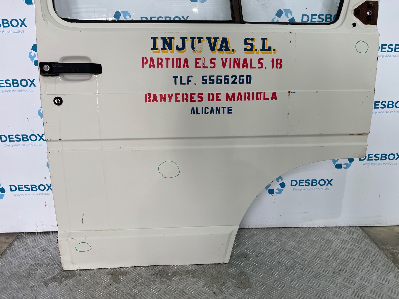 PUERTA DELANTERA DERECHA RENAULT TRAFIC (DESDE 5.89) - recambio desguace - vista 4