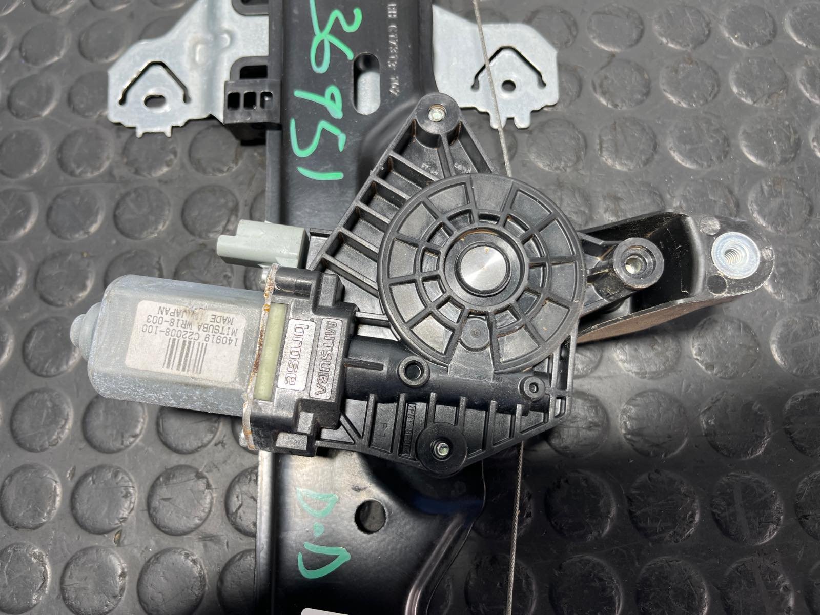 ELEVALUNAS DELANTERO DERECHO NISSAN QASHQAI (J11) - recambio desguace - vista 2