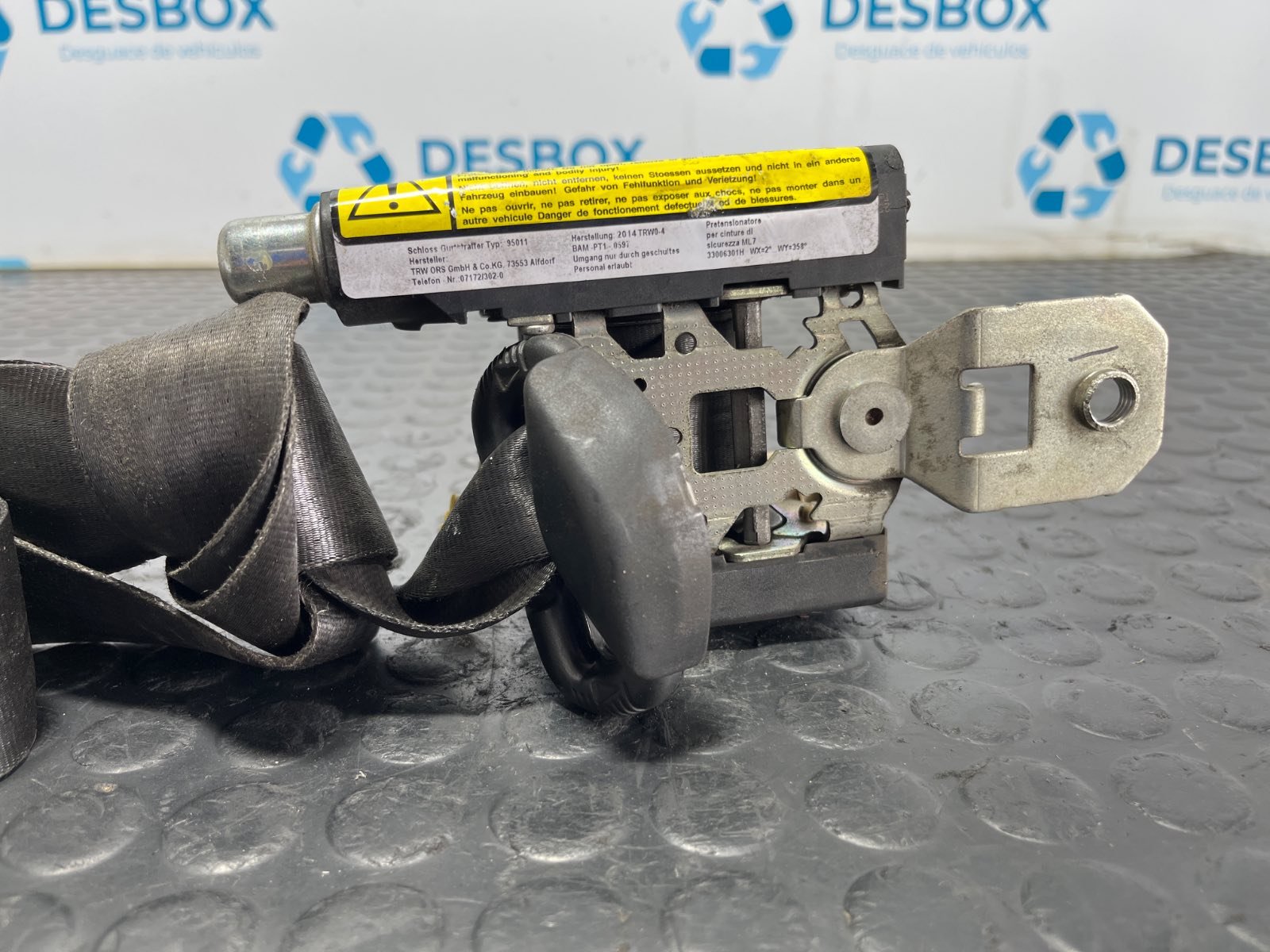 CINTURON DELANTERO IZQUIERDO IVECO DAILY VI Caja/Chasis - recambio desguace - vista 4