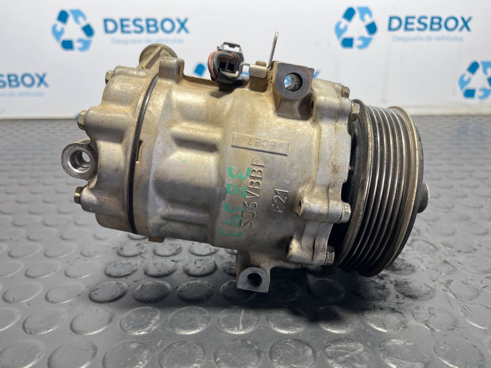 COMPRESOR AIRE ACONDICIONADO FIAT FIORINO Furgoneta/monovolumen - recambio desguace - vista 4