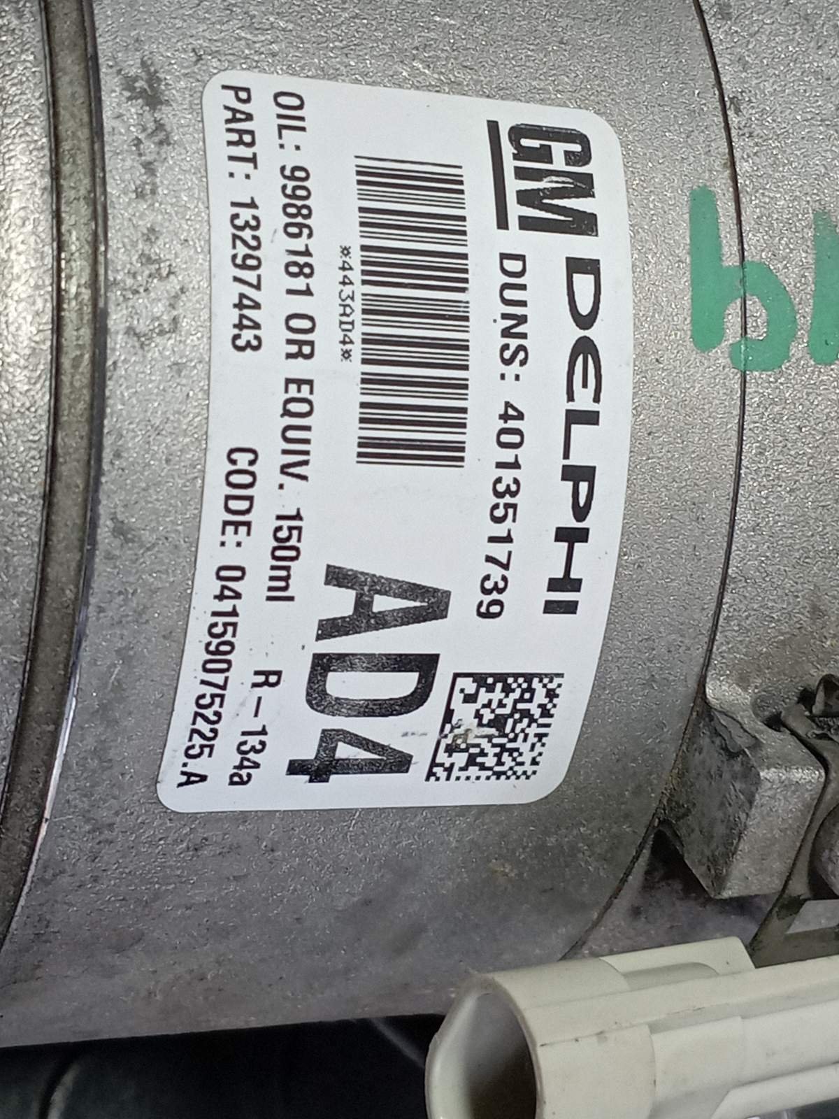 COMPRESOR AIRE ACONDICIONADO OPEL ASTRA H BER. - recambio desguace - vista 4