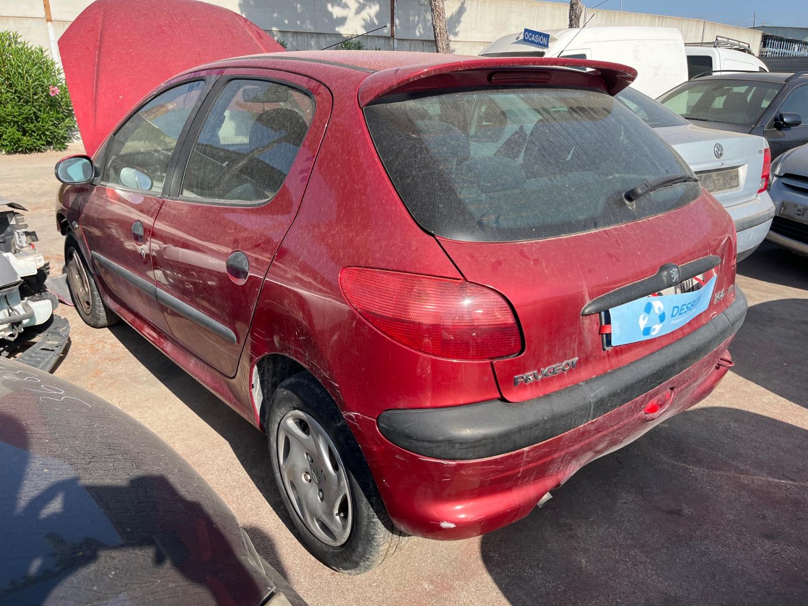 AMORTIGUADOR TRASERO IZQUIERDO PEUGEOT 206 BERLINA - recambio desguace - vista 8