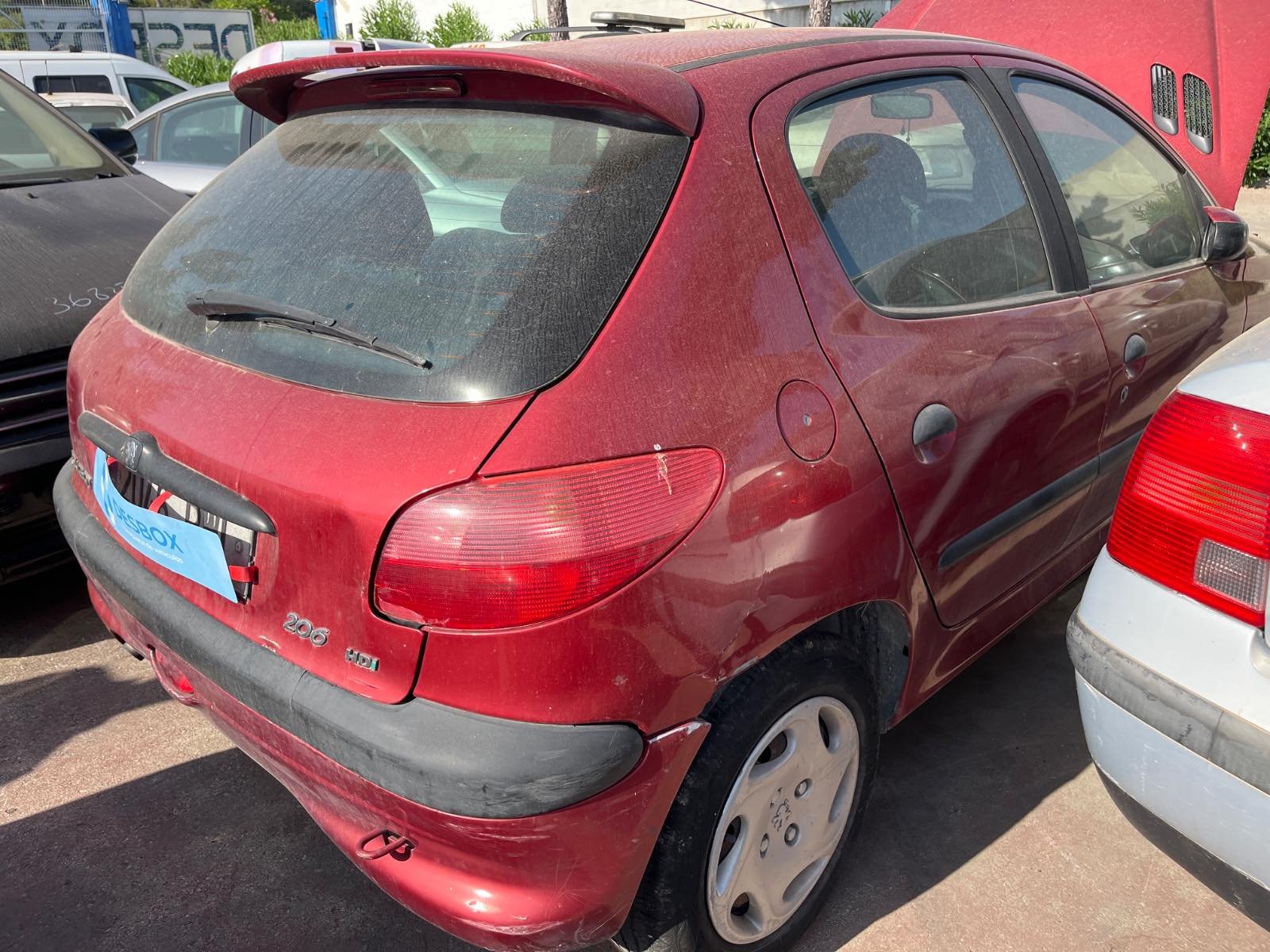 AMORTIGUADOR TRASERO IZQUIERDO PEUGEOT 206 BERLINA - recambio desguace - vista 9