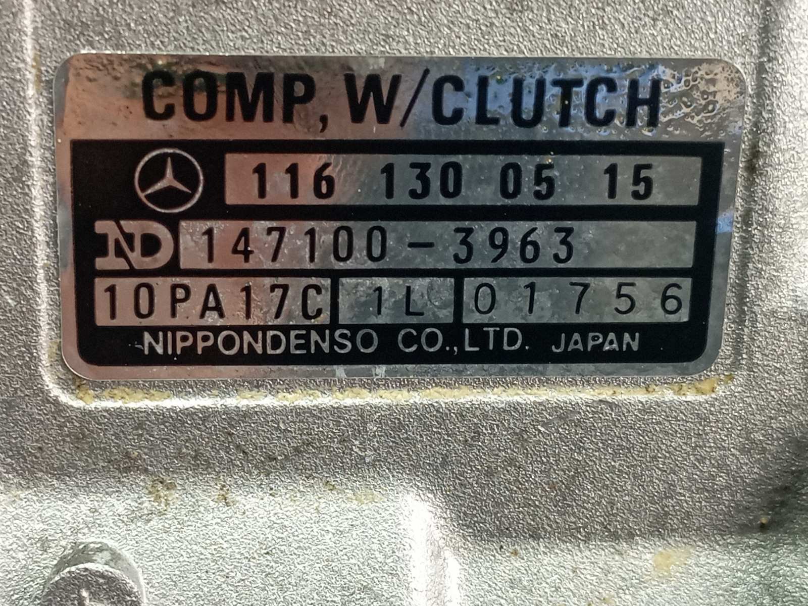 COMPRESOR AIRE ACONDICIONADO MERCEDES-BENZ CLASE SL (W129) - recambio desguace - vista 3