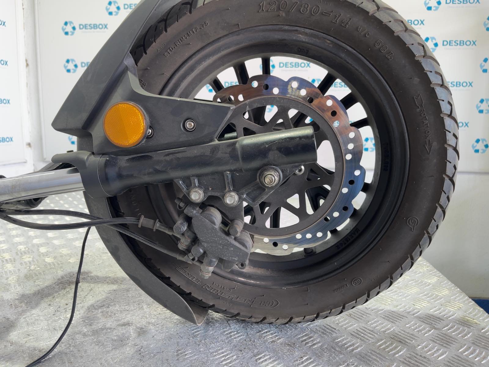 Recambio de HORQUILLA COMPLETA para WOTTAN STORM SY125T 1P52QMI - BLANCO 2