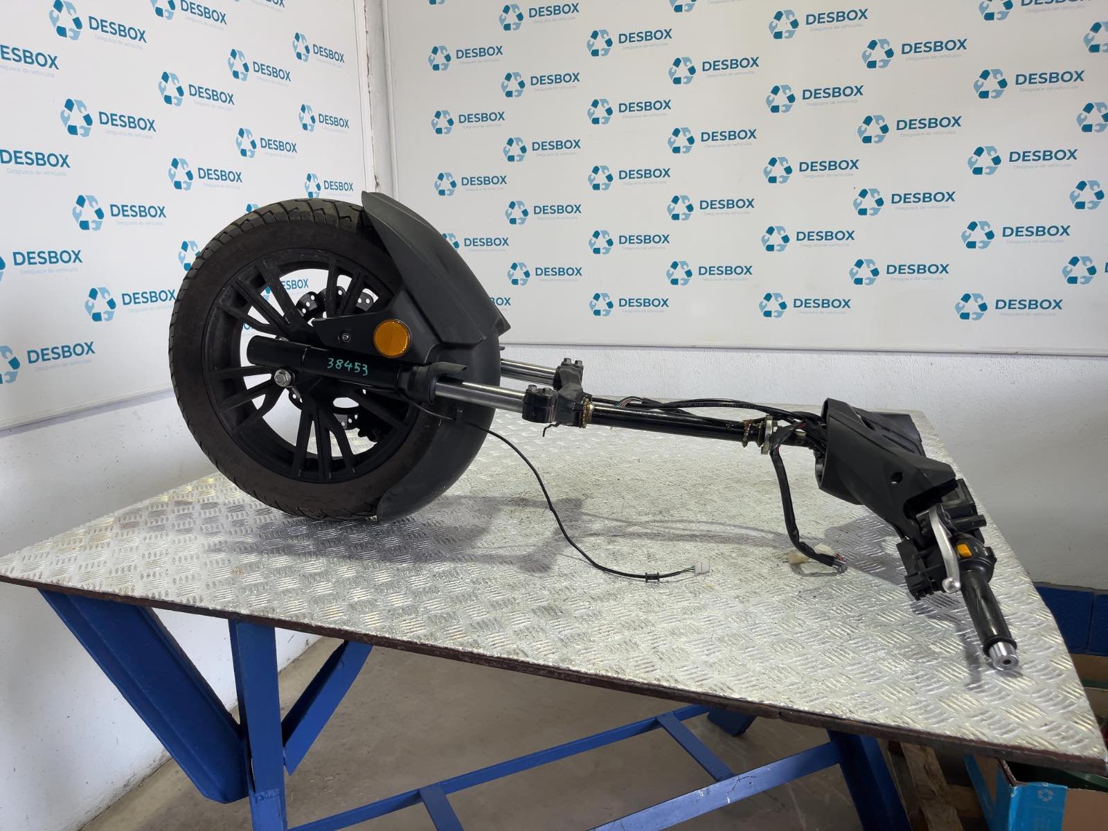 Recambio de HORQUILLA COMPLETA para WOTTAN STORM SY125T 1P52QMI - BLANCO 6