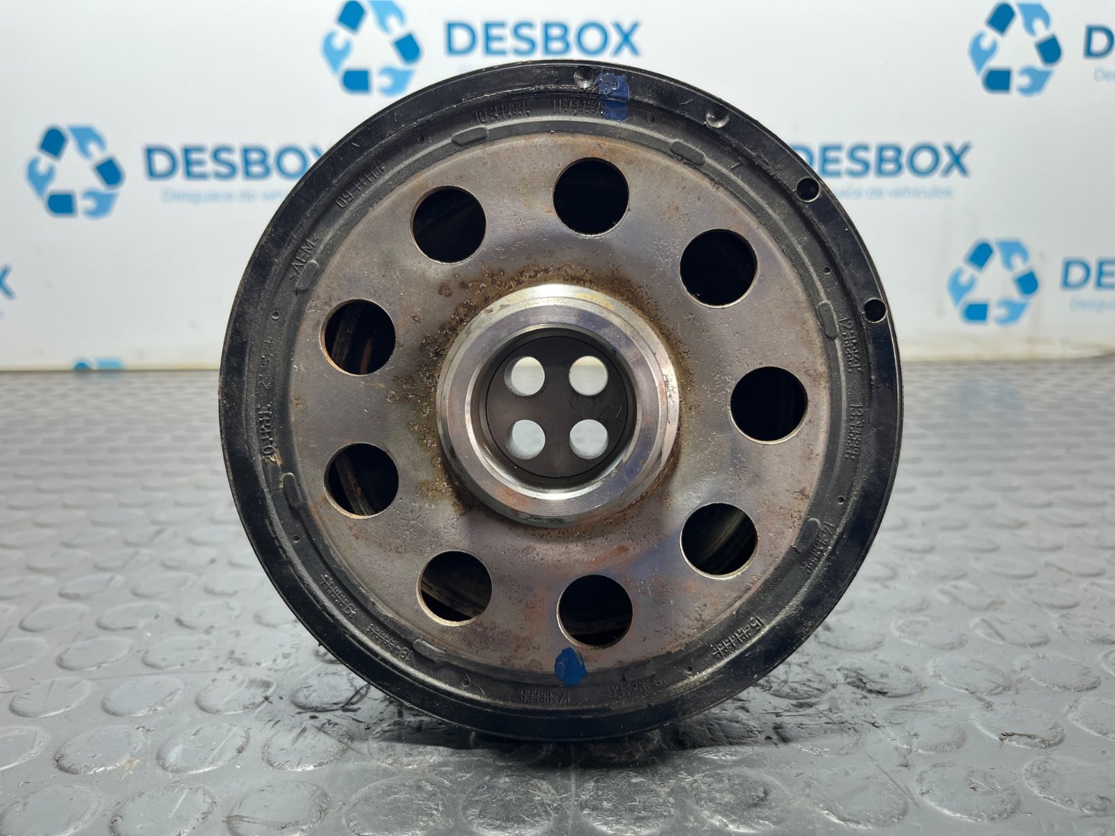 Recambio de POLEA CIGUEÑAL para BMW SERIE 3 CABRIO (E93) 320D A CABRIO N47D20C referencia OEM IAM 11237823191 - GRANATE 2