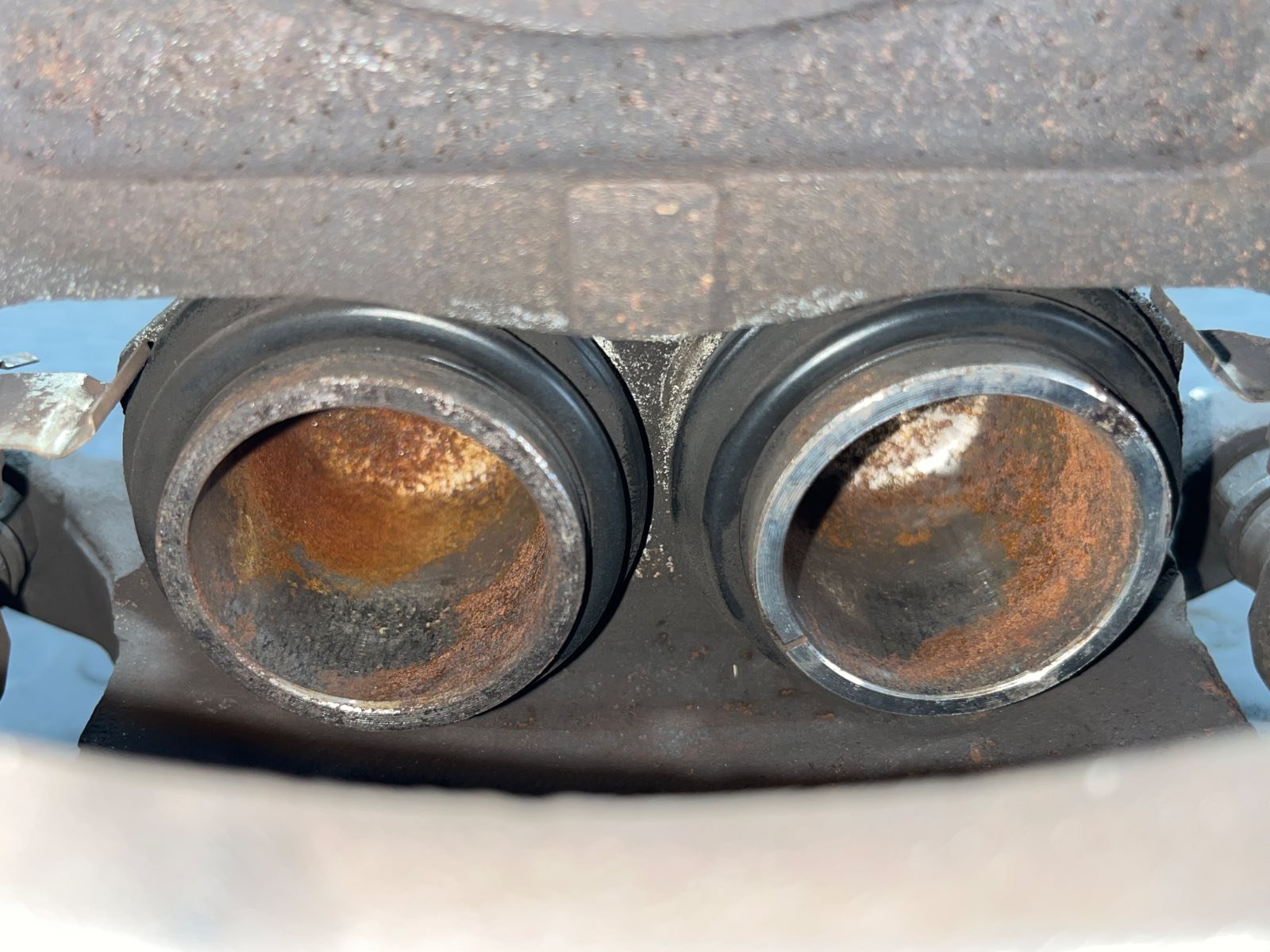 Recambio de PINZA DE FRENO DELANTERA IZQUIERDA para NISSAN MURANO (Z50) * VQ35DE referencia OEM IAM T4 6YE L - AZUL 5