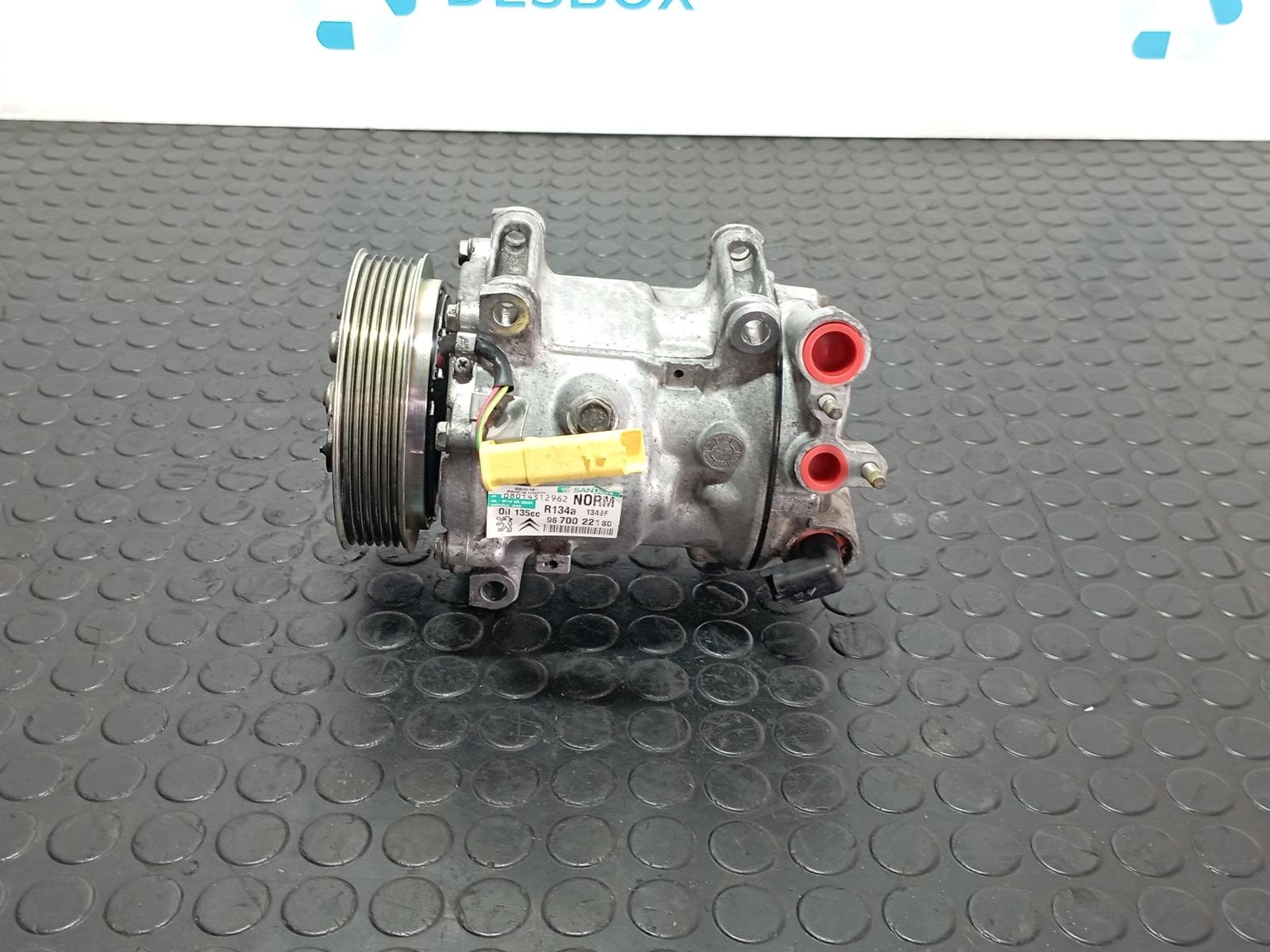 Recambio de COMPRESOR AIRE ACONDICIONADO para CITROEN C5 STATION WAGON 1.6 HDI 9HZ referencia OEM IAM 9670022180 - NEGRO 4