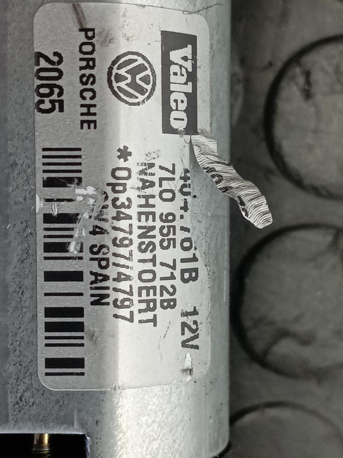 MOTOR LIMPIA TRASERO VOLKSWAGEN TOUAREG (7LA) - recambio desguace - vista 3