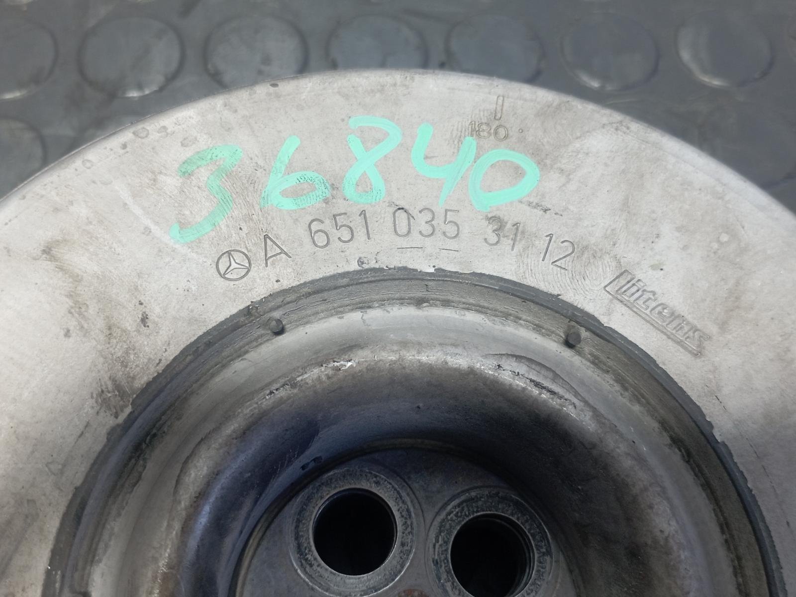 Recambio de POLEA CIGUEÑAL para MERCEDES-BENZ CLASE A (W176) 2.2 651930 referencia OEM IAM A6510353112 - BLANCO 3