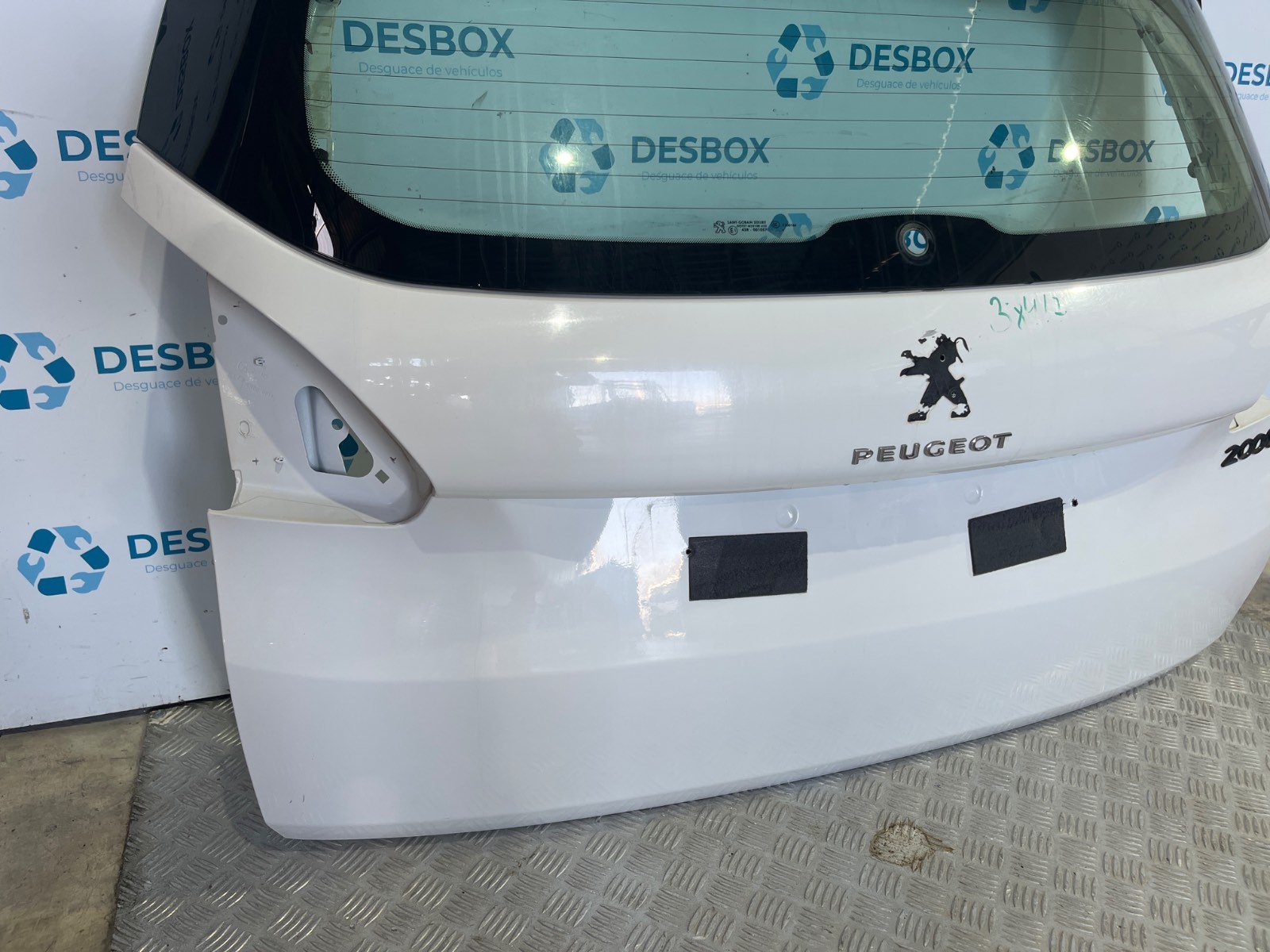 Recambio de PORTON TRASERO para PEUGEOT 2008 I 5FS(EP6C) - BLANCO 3