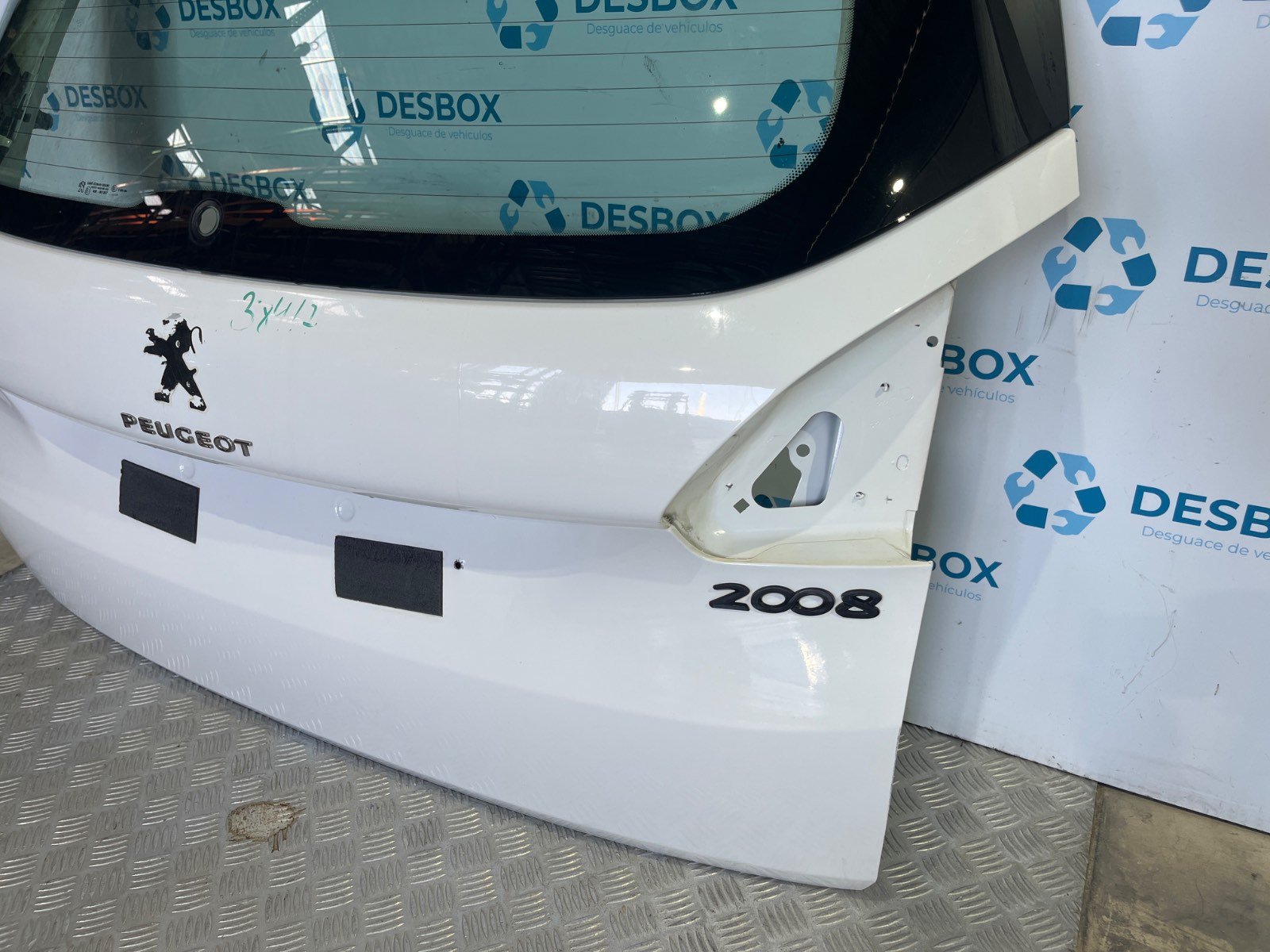 Recambio de PORTON TRASERO para PEUGEOT 2008 I 5FS(EP6C) - BLANCO 4