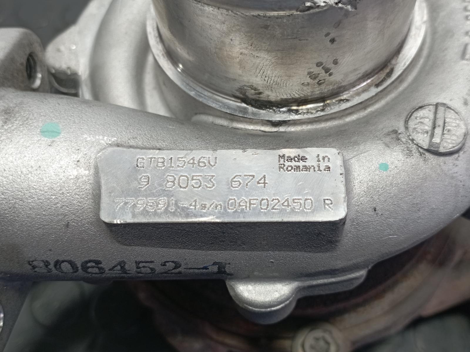 Recambio de TURBOCOMPRESOR para OPEL ASTRA J LIM. * D-A17DTR referencia OEM IAM 98053674 - NEGRO 6
