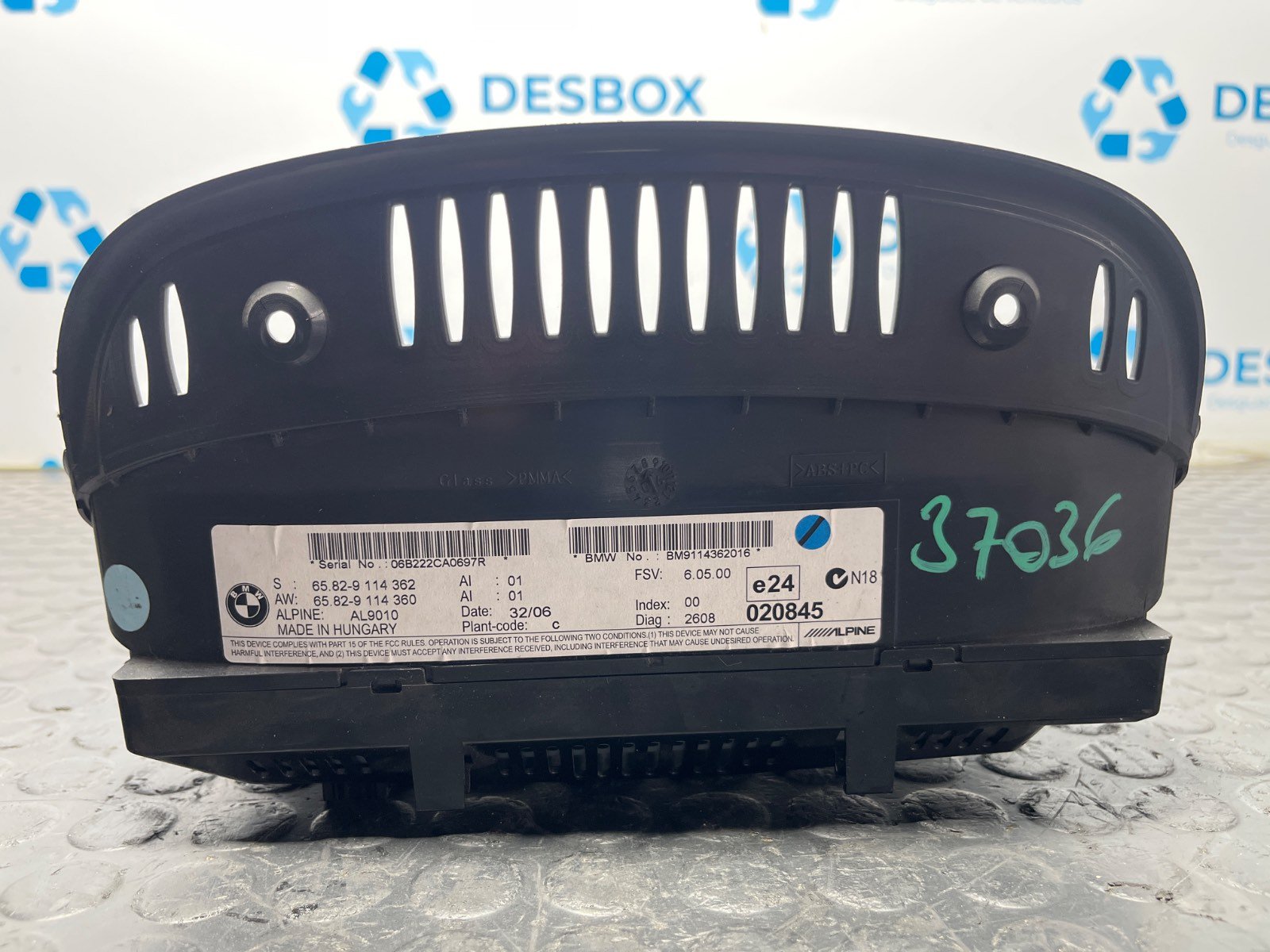 Recambio de SISTEMA NAVEGACION GPS para BMW SERIE 3 BERLINA (E90) 320D BERLINA 204D4 referencia OEM IAM 65829114362 - AZUL 6