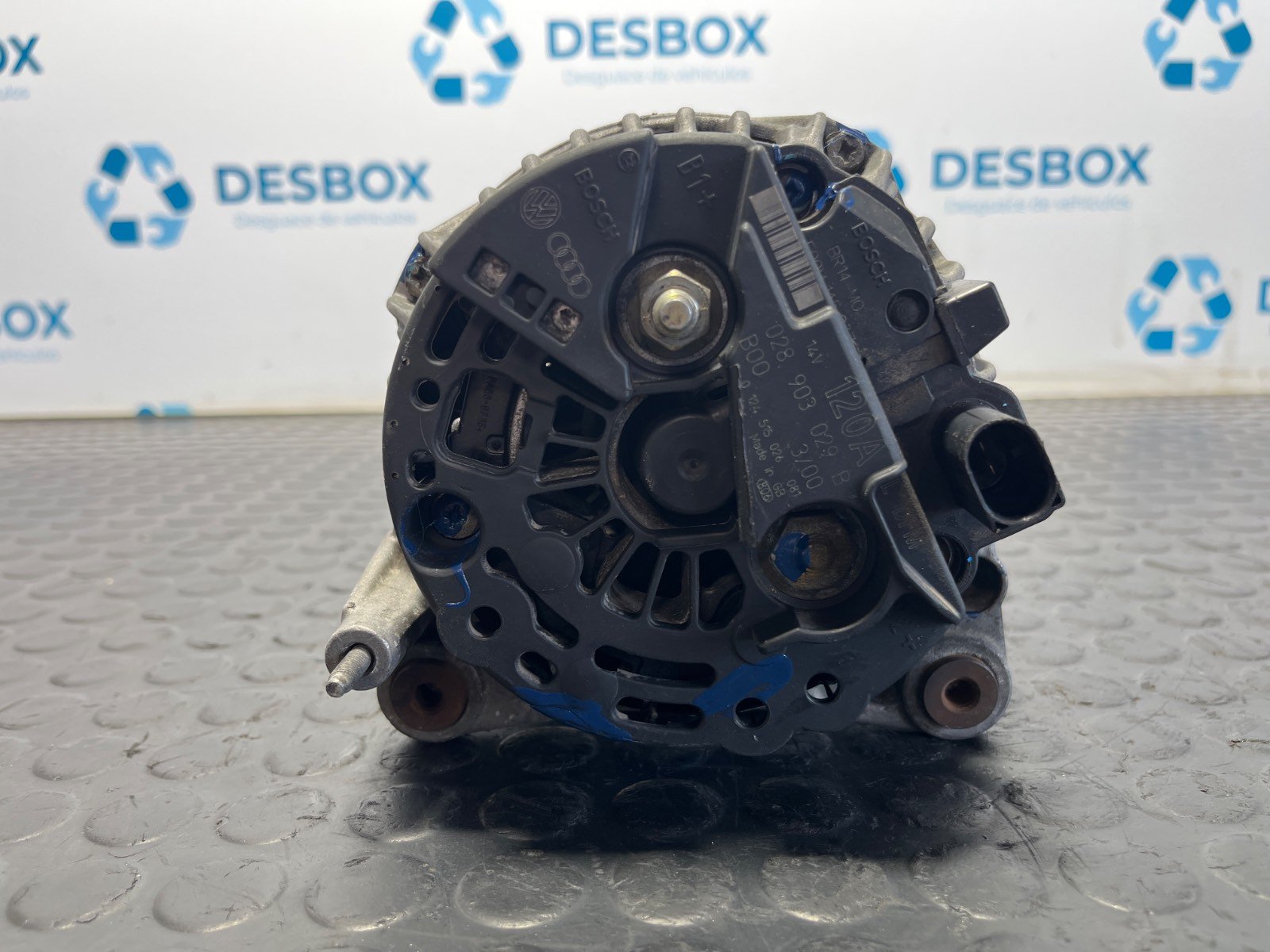 ALTERNADOR AUDI A4 AVANT (B5) - recambio desguace - vista 3